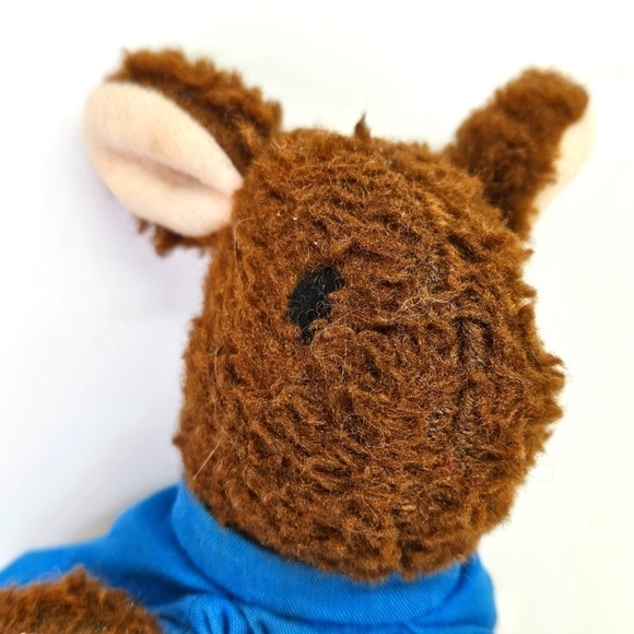 VINTAGE Winnie the Pooh Roo Kangaroo Joey Plush Stuffed Animal Toy - Picture 4 of 7